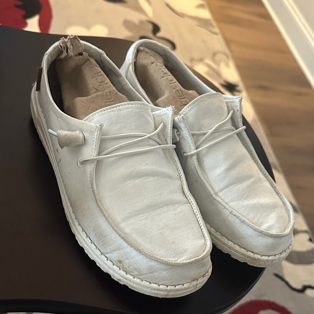 Hey Dude Off-White Casual Loafers - Picture 5 of 8